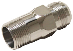 MEZIERE 1" NPT Male To #16AN hose connection, Polished Finish Inlet fitting, for 100 series electric water pumps MZWP1016U Autofit