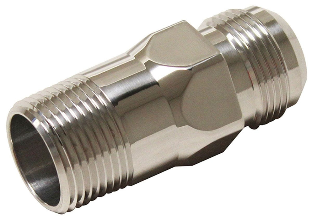 MEZIERE 1" NPT Male To #16AN hose connection, Polished Finish Inlet fitting, for 100 series electric water pumps MZWP1016U Autofit
