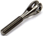 MEZIERE 10-32 L/H Male Thread, 1/8" Slot With 3/16" Bolt Hole Threaded Clevis Stainless Steel MZTC1032L Autofit