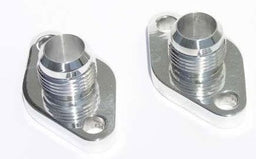 MEZIERE -12AN,^Polished Finish Block Adapters For Remote Pump System, Fits Small Block Chev MZWP8112ANU Autofit