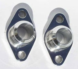MEZIERE -16AN, Polished Finish Block Adapters For Remote Pump System, Fits Big Block Chev MZWP8016ANU Autofit