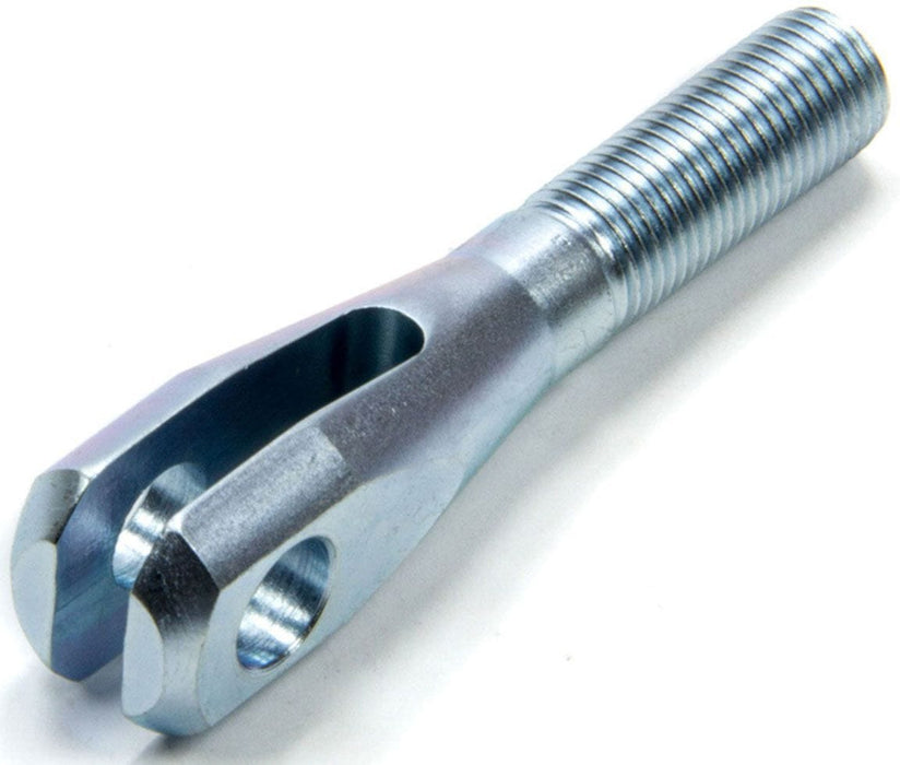MEZIERE 3/8-24 L/H Male Thread, 3/16" Slot With 5/16" Bolt Hole Threaded Clevis 4130 Steel MZTC3824L Autofit