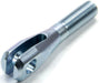 MEZIERE 3/8-24 L/H Male Thread, 3/16" Slot With 5/16" Bolt Hole Threaded Clevis 4130 Steel MZTC3824L Autofit