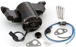MEZIERE 35GPM, Standard motor Big Block Ford 429/460 Electric Water Pump, Black Finish MZWP108S Autofit