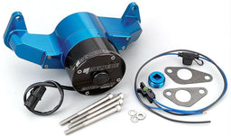 MEZIERE 35GPM, Standard motor Big Block Ford 429/460 Electric Water Pump, Blue Finish MZWP108B Autofit