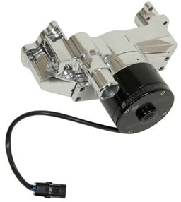 MEZIERE 35GPM, standard motor GM LS1 thru LS8 Electric Water Pump, Chrome Finish MZWP119C Autofit
