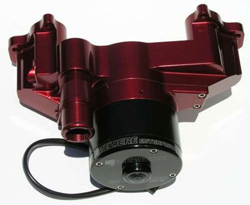 MEZIERE 35GPM, standard motor GM LS1 thru LS8 Electric Water Pump, Red Finish MZWP119R Autofit