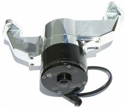 MEZIERE 35GPM, standard motor Small Block Chev Electric Water Pump, Chrome Finish MZWP101C Autofit
