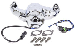 MEZIERE 35GPM, standard motor Small Block Ford Electric Water Pump, Polished Finish MZWP111U Autofit