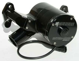 MEZIERE 55GPM, Standard Motor Electric Water Pump, Fits Small Block Chev, High Flow Style, Black Finish MZWP30 Autofit