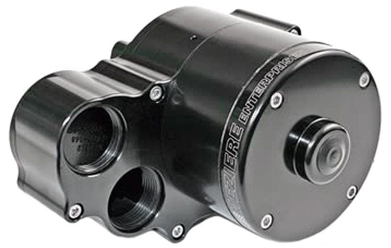 MEZIERE 55GPM, Standard Motor Electric Water Pump, Radiator Mount, 2 Outlets, Black Finish MZWP362 Autofit