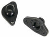 MEZIERE Black Finish, -12AN Block Adapters For Remote Pump System, Fits Small Block Ford MZWP8312ANS Autofit