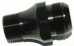 MEZIERE Inlet Fitting, 100 Series Electric Water Pumps -20AN Black Finish MZWP1020S Autofit