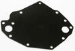 MEZIERE mates to WP111 pump Ford Cleveland Backing Plate Black Finish MZWP123S Autofit