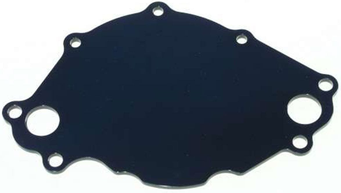 MEZIERE mates to WP111 pump Small Block Ford 5.0L Backing plate, Blue Finish MZWP113B Autofit