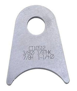 MEZIERE Suit 1-1/4" Tube With 3/8" Hole (Qty: 20) Weld-On Flat Tab 4130 Steel MZCT10512B Autofit