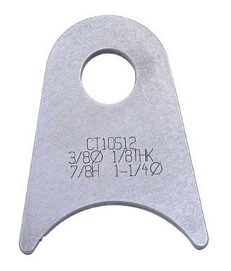 MEZIERE Suit 1-1/4" Tube With 3/8" Hole (Qty: 20) Weld-On Flat Tab 4130 Steel MZCT10512B Autofit