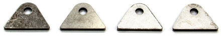 MEZIERE Suit Flat Surface With 1/4" Hole (Qty: 4) Weld-On Flat Tab 4130 Steel MZCT11312C Autofit