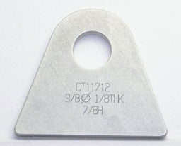 MEZIERE Suit Flat Surface With 3/8" Hole (Qty: 4) Weld-On Flat Tab 4130 Steel MZCT11712C Autofit