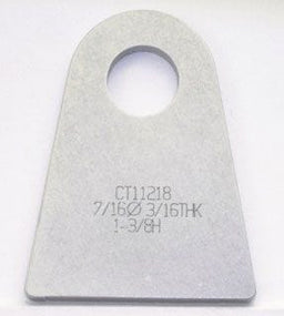 MEZIERE Suit Flat Surface With 7/16" Hole (Qty: 20) Weld-On Flat Tab 4130 Steel MZCT11212B Autofit