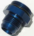 MEZIERE Water Pump Fitting, #16AN O-Ring to #12AN Flare, Blue Finish MZWP16012B Autofit