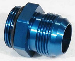 MEZIERE Water Pump Fitting, #16AN O-Ring To #16AN Flare, Blue Finish MZWP16016B Autofit
