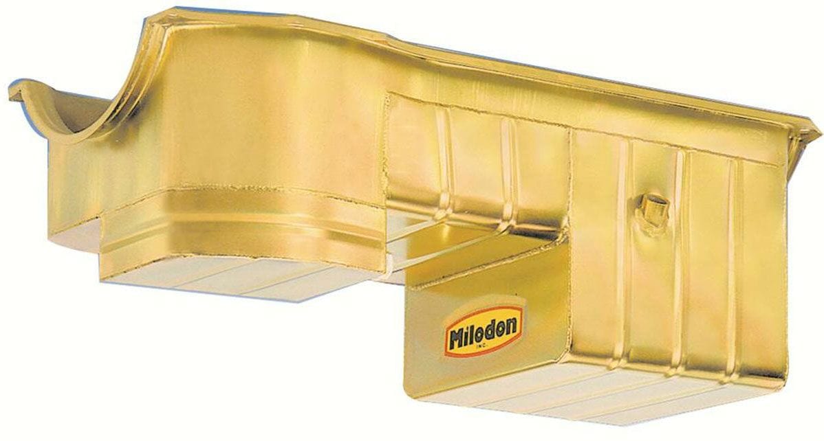 MILODON Pan Capacity 7 Quart (6.6L), 8 1/4" Deep Ford 351 Cleveland Rear Pickup Oil Pan MI31127 Autofit