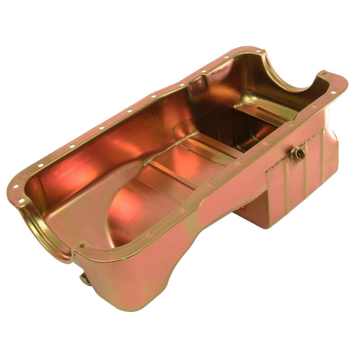 MILODON Pan Capacity 7 Quart (6.6L), 8 1/4" Deep SB Ford 302 5.0L Rear Pickup Oil Pan MI31125 Autofit