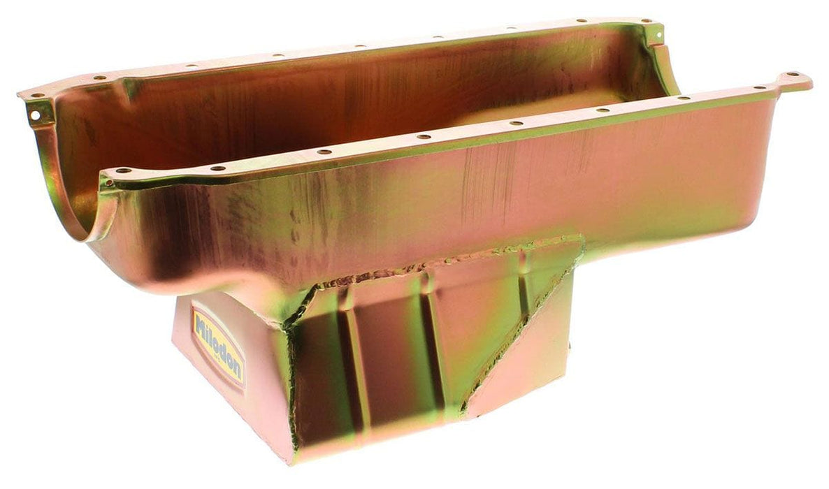 MILODON Pan Capacity 8 Quart (7.6L), 8 3/4" Deep SB Chrysler 318-340 Oil Pan MI30935 Autofit