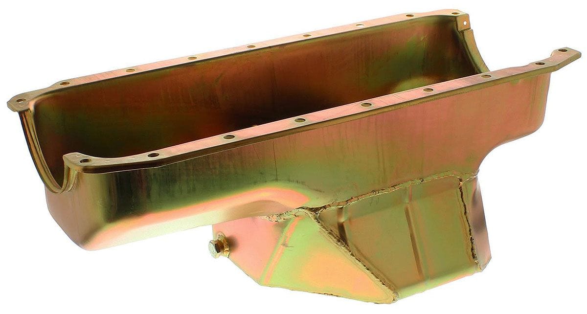 MILODON Pan Capacity 8 Quart (7.6L), 8 3/4" Deep SB Chrysler 360 Oil Pan MI30940 Autofit