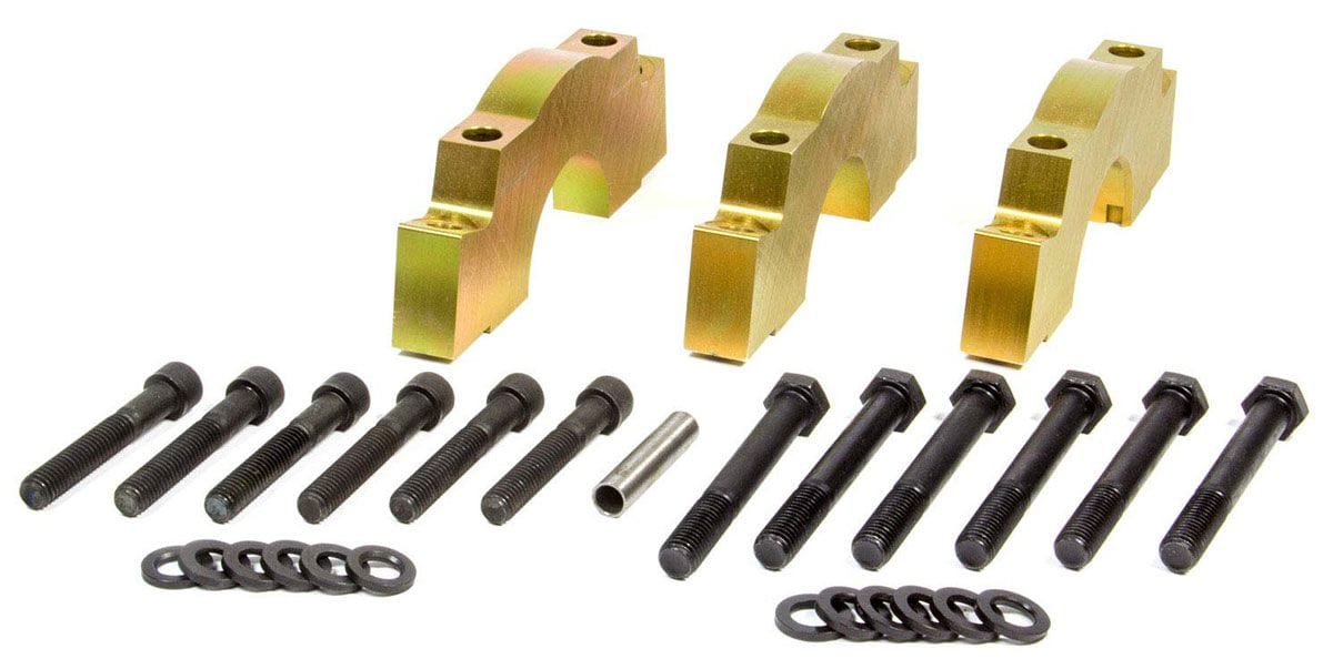 MILODON Suit Ford 302-351C (Angled Side Bolts) Ford 351 Cleveland 4 Bolt Main Cap Set MI11440 Autofit