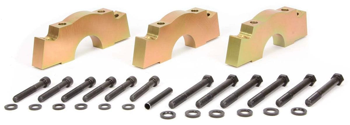 MILODON Suit S/J 283-327 Block, Splayed Caps (3 Caps Only) SB Chev 4 Bolt Main Cap Set MI11050 Autofit