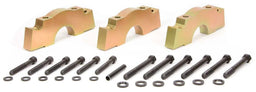 MILODON Suit S/J 283-327 Block, Splayed Caps (3 Caps Only) SB Chev 4 Bolt Main Cap Set MI11050 Autofit