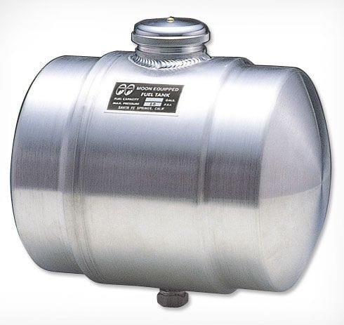 MOONEYES 2 Gal (7.6 Litre) 10" L x 8-1/2" O.D Aluminium JR Dragster Fuel Tank MNMP500 Autofit