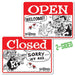 MOONEYES 2 Sided With Rat Fink Open/Closed Door Sign MNRAF231 Autofit
