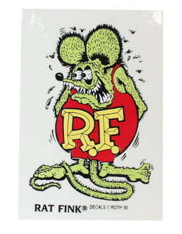 MOONEYES 3-1/2" X 2-1/4" Rat Fink Decal MNRD003 Autofit
