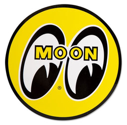 MOONEYES 3" O.D Yellow Eyeball Sticker MNDM010 Autofit