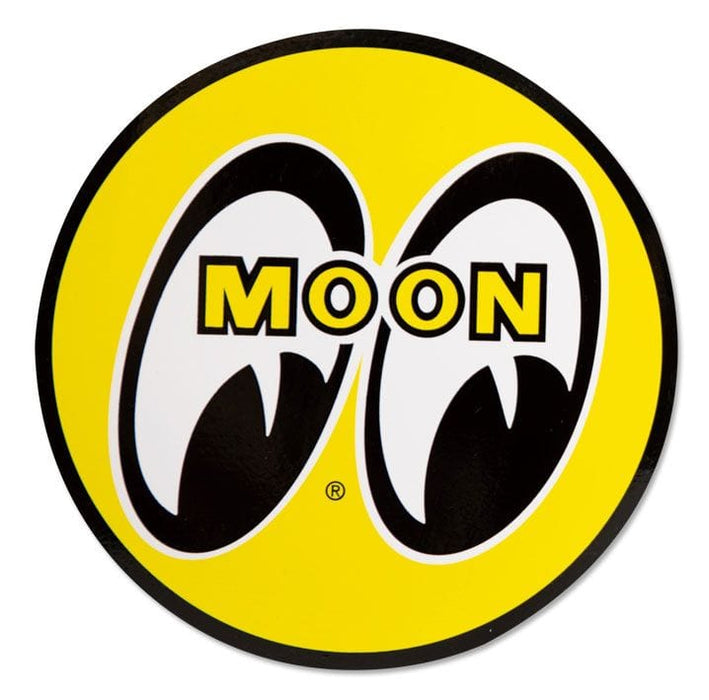 MOONEYES 5" O.D Yellow Eyeball Sticker MNDM009 Autofit