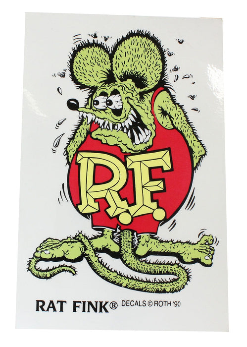 MOONEYES 6.5" X 4-3/4" Rat Fink Decal MNRD002 Autofit