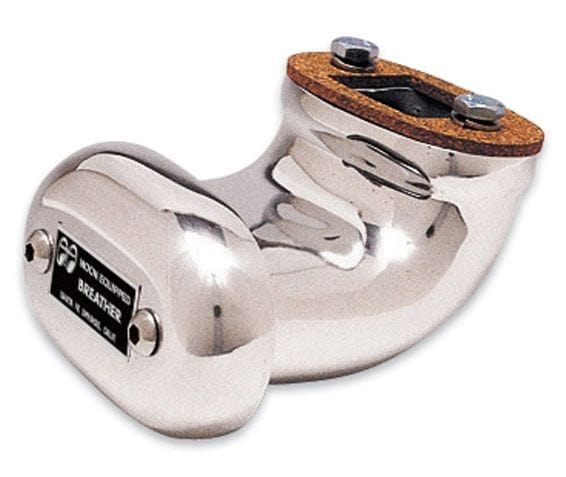 MOONEYES Aluminium Right Angle Bolt On Valve Cover Breather MNMP1800 Autofit