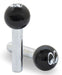 MOONEYES Black Moon Ball (Pair) Door Lock Knob MNAA112MQ Autofit