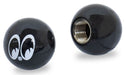 MOONEYES Black Moon Ball (Set Of 2) Valve Stem Caps MNAA111MQ Autofit