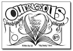 MOONEYES By Ed Roth Outrageous Pinstriping MNRB02BKOD Autofit