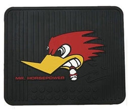 MOONEYES Clay Smith With Woodpecker Logo Utility Rubber Floor Mats MNCSC38 Autofit