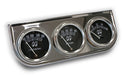 MOONEYES Includes Oil, Water & Volts Gauge Chrome Triple Gauge Set MNMPG5030 Autofit