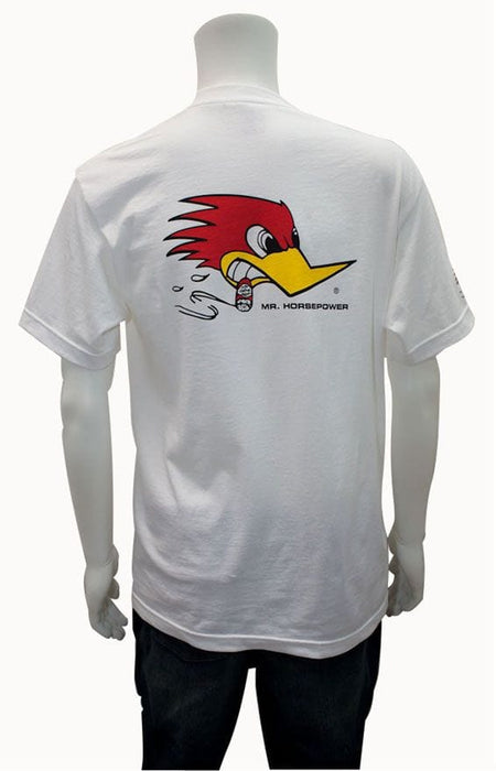 MOONEYES Large Mr Horsepower White T-Shirt MNCST06WHL Autofit