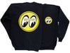 MOONEYES Medium Black Jumper With Moon Logo MNSM060BKM Autofit