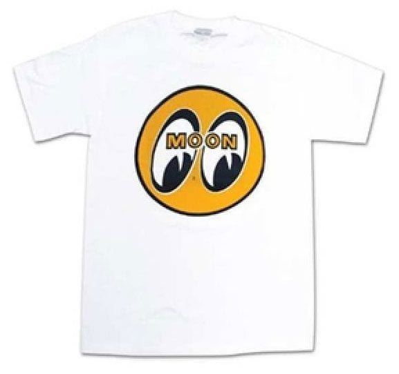 MOONEYES Medium Original Mooneyes White T-Shirt MNTM001WHM Autofit