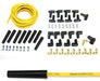 MOONEYES Straight Spark Plug With STD Or HEI Distributor Ends Yellow Universal Lead Set MNMPTA2444 Autofit