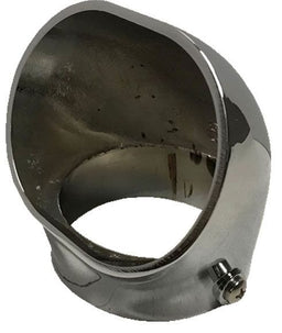 MOONEYES Suit 2-5/8" Neck Carburettors Chromed Alloy Air Scoop MNJE9600 Autofit